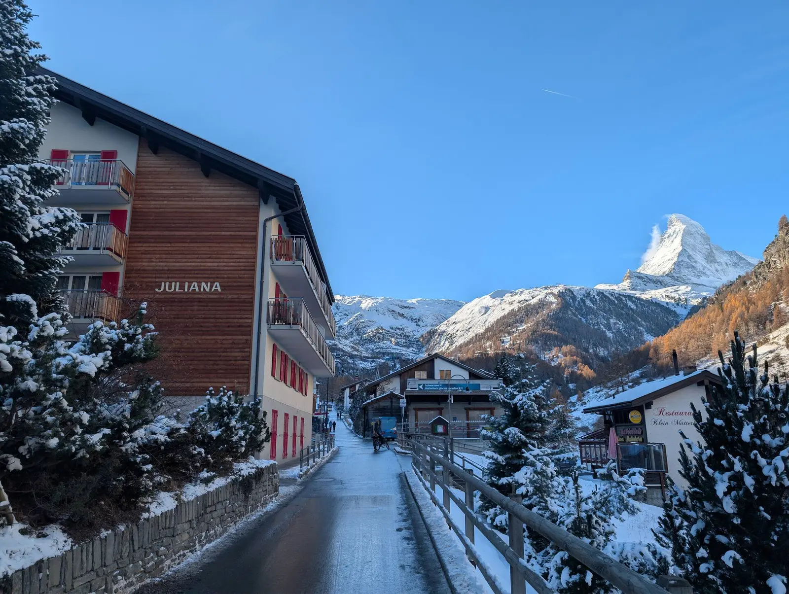 Haus Juliana in winter