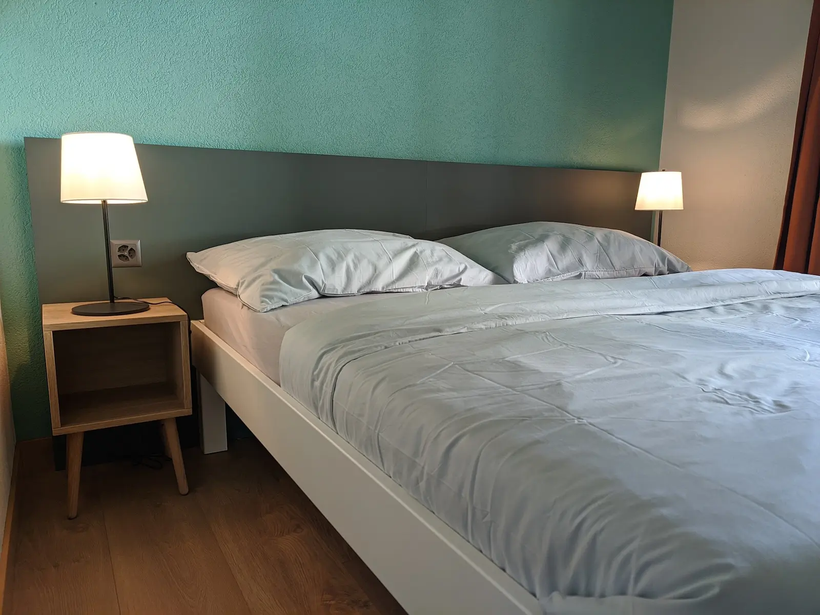 Second bedroom with double bed