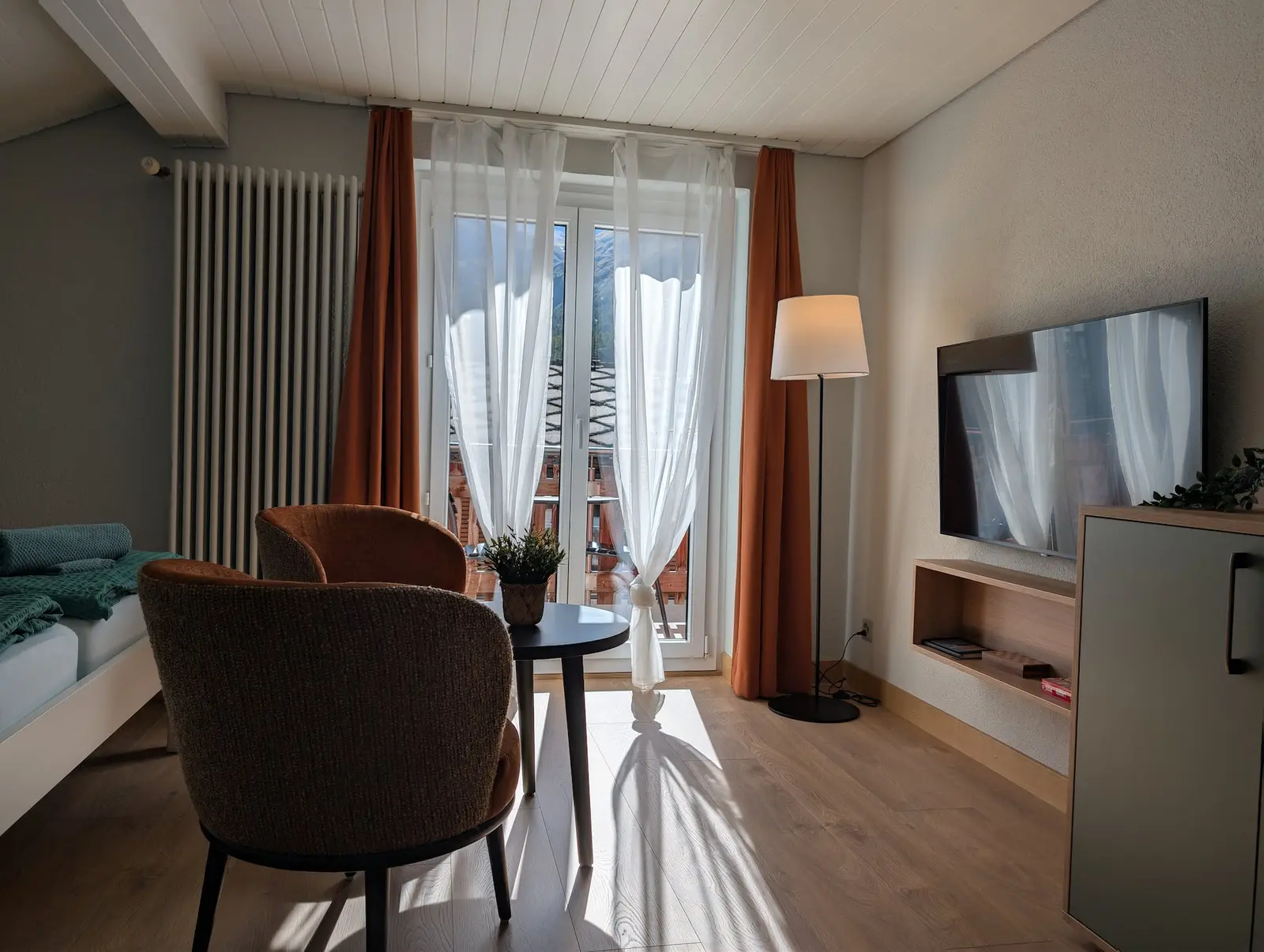 Living room with balcony access
